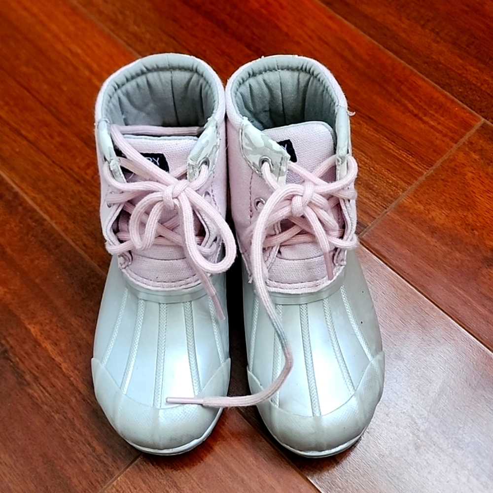 Sperry booties for girls